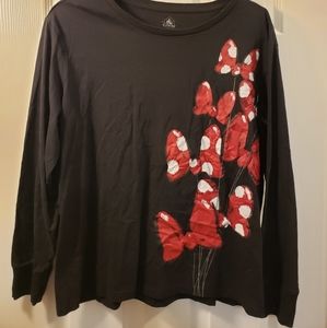 Rare Long sleeve Minnie Mouse balloon shirt